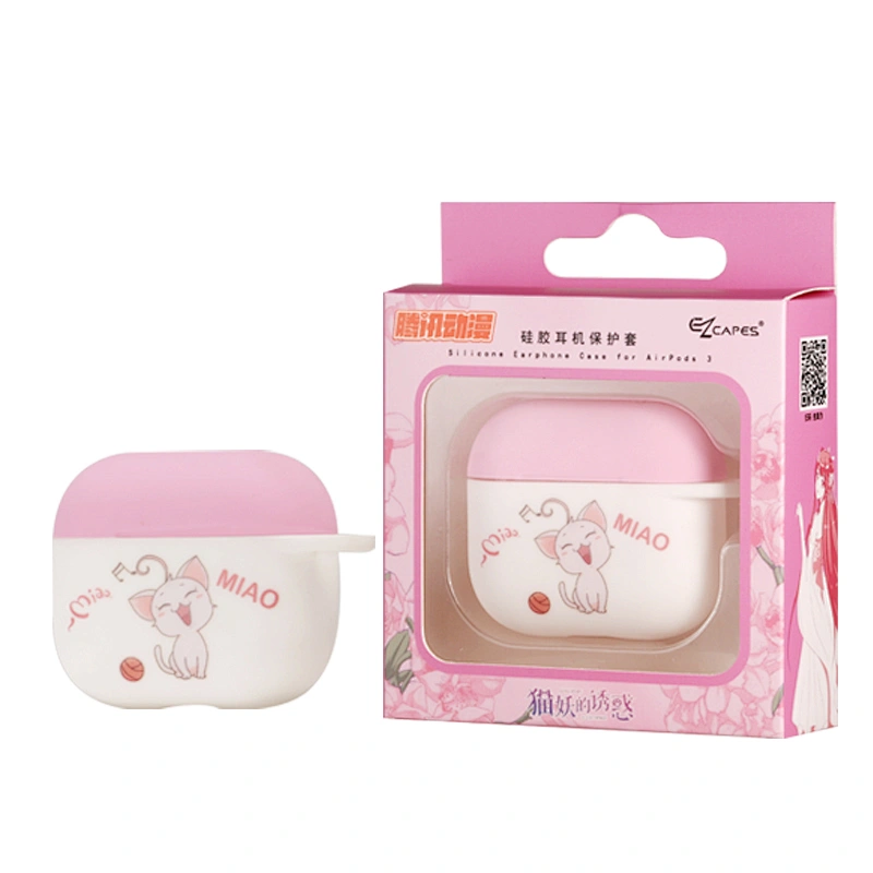 Cute Cat For Airpod Regular For Apple Airpods Case 3D Cartoon Cover